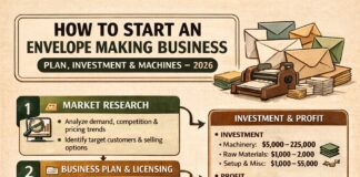 How to Start a Envelope Making Business Plan, Investment and Machines How to Start a Envelope Making Business Plan, Investment and Machines