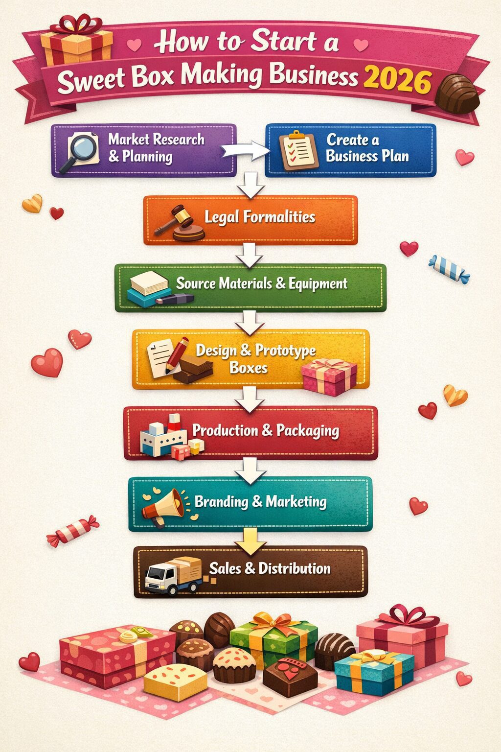 How to Start a Sweet Box Making Business How to Start a Sweet Box Making Business