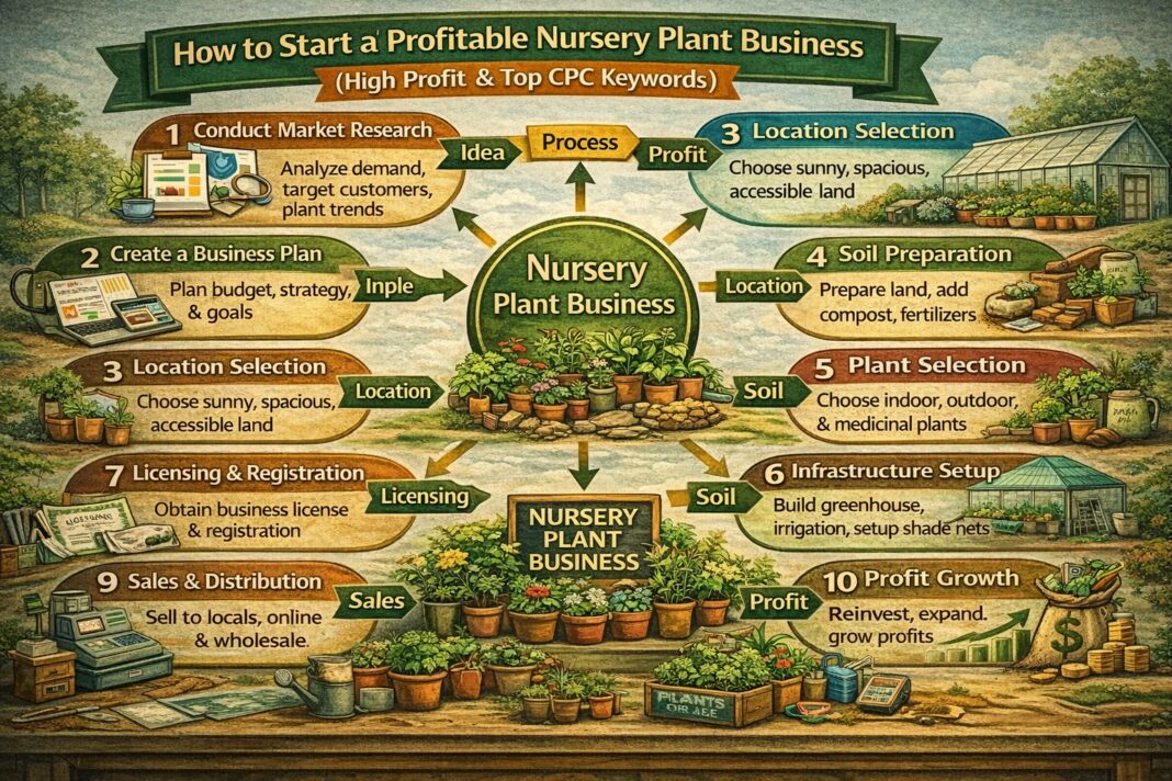 How to Start Nursery Plant Business (High Profit & Investment) How to Start Nursery Plant Business (High Profit & Investment)