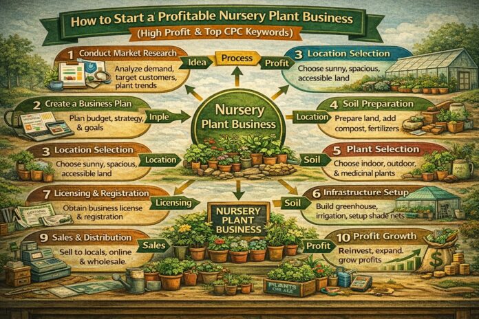 How to Start Nursery Plant Business (High Profit & Investment) How to Start Nursery Plant Business (High Profit & Investment)