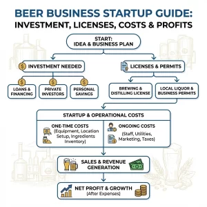 Beer Business Startup Guide Investment, Licenses, Costs & Profits