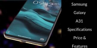 Samsung Galaxy A31 Full Specification