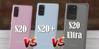 Samsung Galaxy S20 vs S20+ vs S20 Ultra Full Specification