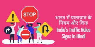 Indian Traffic Rules and Regulations in Hindi