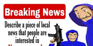 Describe a piece of local news that people are interested in