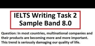 Writing Task 2 Sample Questions