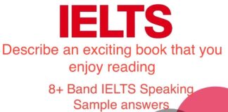 Describe an exciting book that you enjoy reading