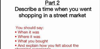 Describe a time when you bought something from a street or outdoor market