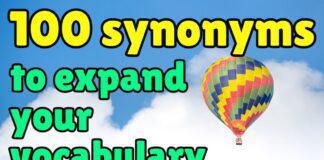 100 Synonyms and Antonyms Vocabulary