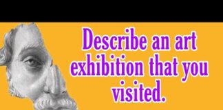 Describe an art exhibition you visited
