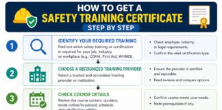 How to Get a Safety Training Certificate Step by Step How to Get a Safety Training Certificate Step by Step