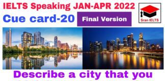 Describe a city you think is very interesting