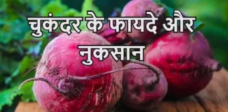 चुकंदर के फायदे in Hindi (Beetroot Benefits)
