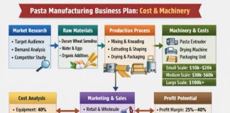 Pasta Manufacturing Business Plan, Cost and Machinery Pasta Manufacturing Business Plan, Cost and Machinery