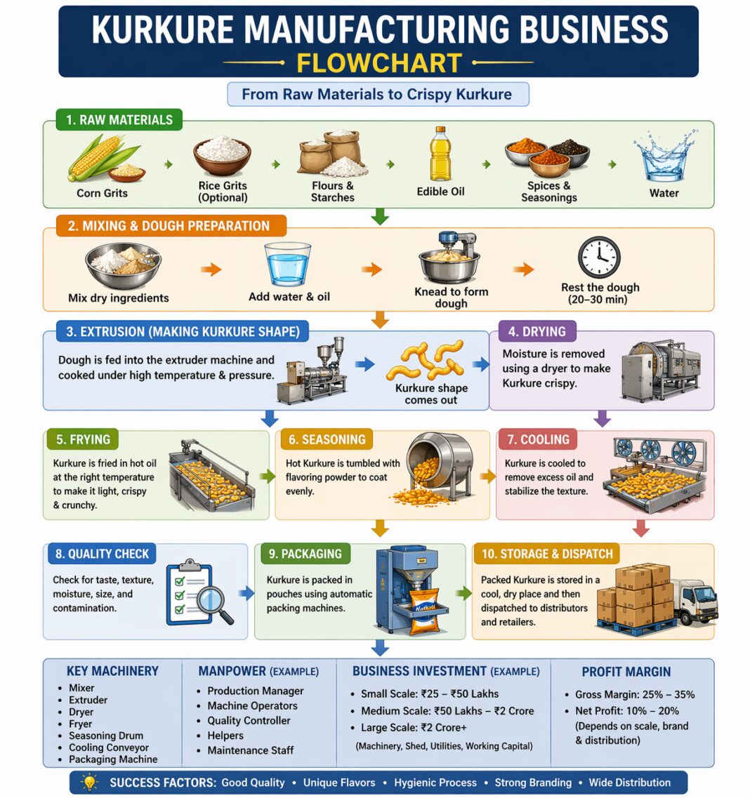 How to Start Kurkure Manufacturing Business (Investment & License) How to Start Kurkure Manufacturing Business (Investment & License)