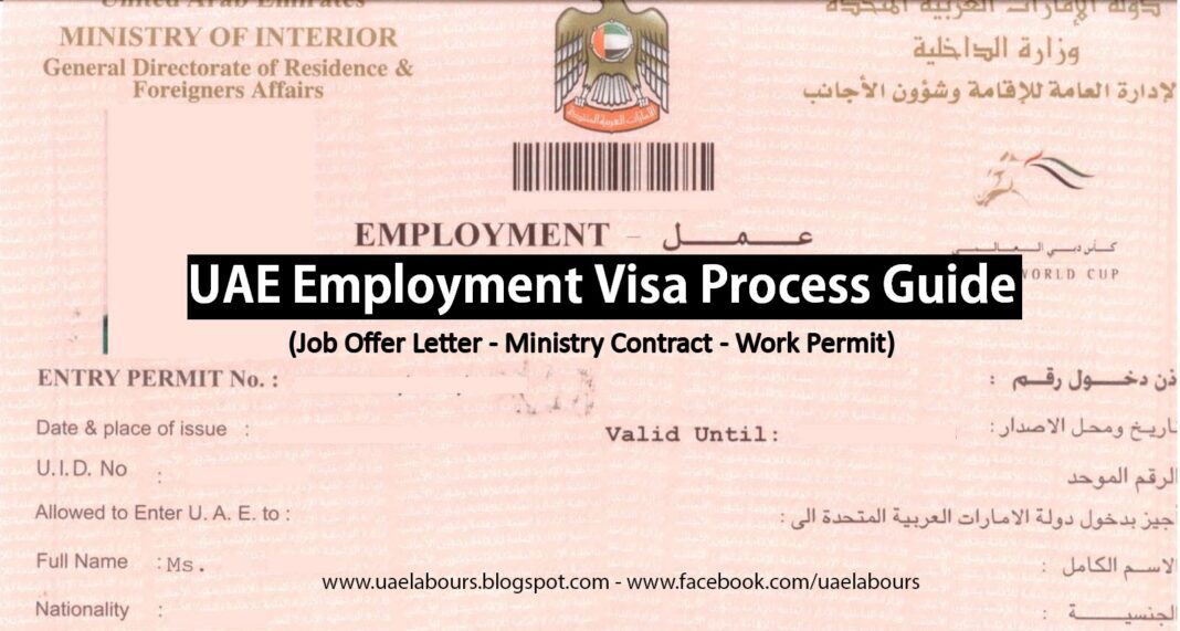 Dubai Work Visa Process in Hindi