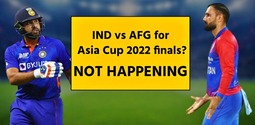 India vs Afghanistan Asia Cup 2022