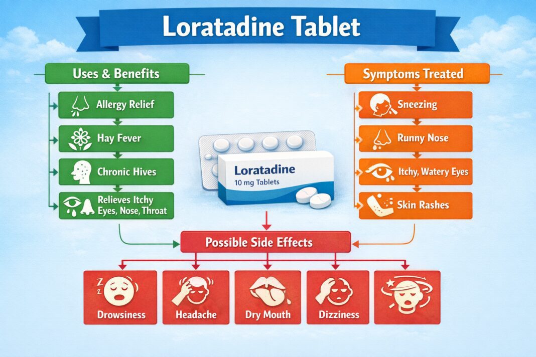 Loratadine Tablet Uses and Side Effects Loratadine Tablet Uses and Side Effects