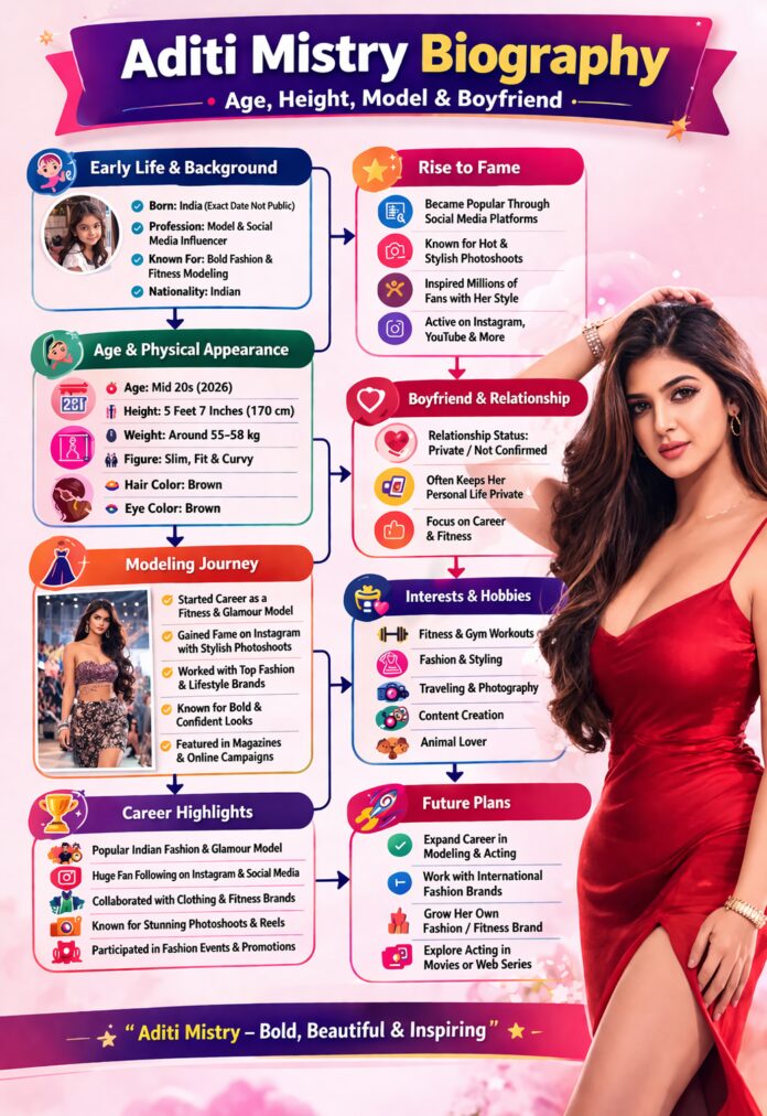 Aditi Mistry Biography (Modeling Journey & Career) Aditi Mistry Biography (Modeling Journey & Career)