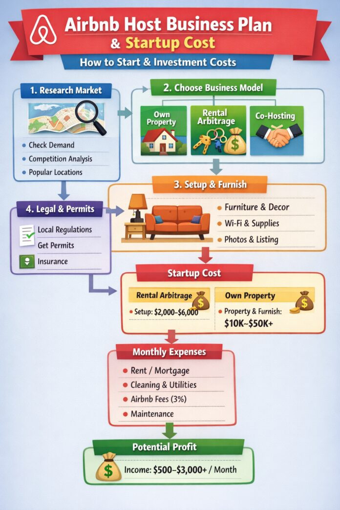 Airbnb Host Business Plan Startup Cost Airbnb Host Business Plan Startup Cost