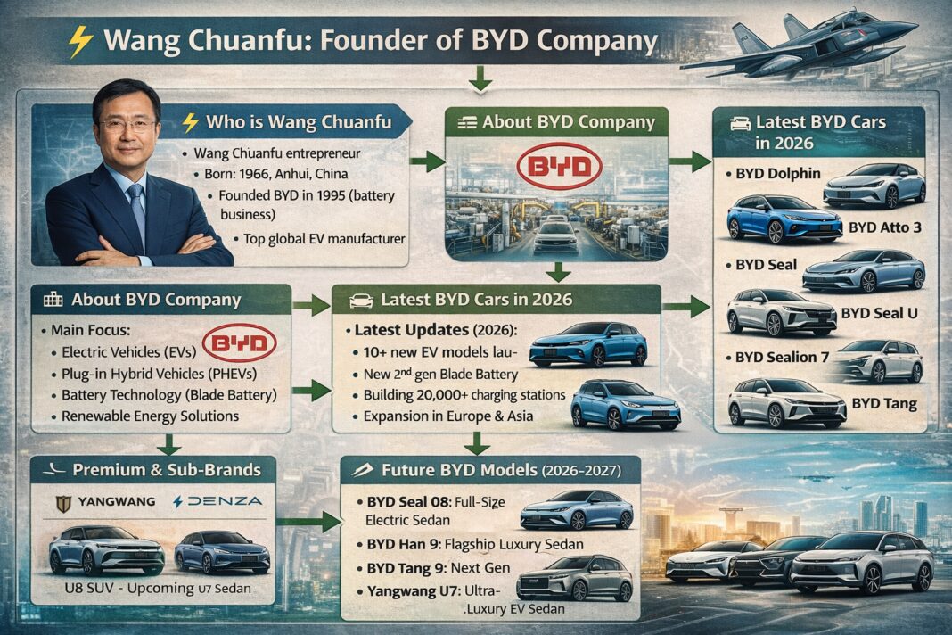 Wang Chuanfu Biography (BYD Cars, Latest Models, Future EV Plans & Net Worth) Wang Chuanfu Biography (BYD Cars, Latest Models, Future EV Plans & Net Worth)