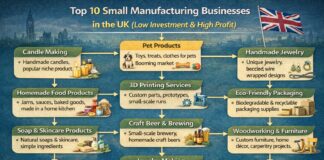 Top 10 Small Manufacturing Business in the UK (Low Investment & High Profit) Top 10 Small Manufacturing Business in the UK (Low Investment & High Profit)