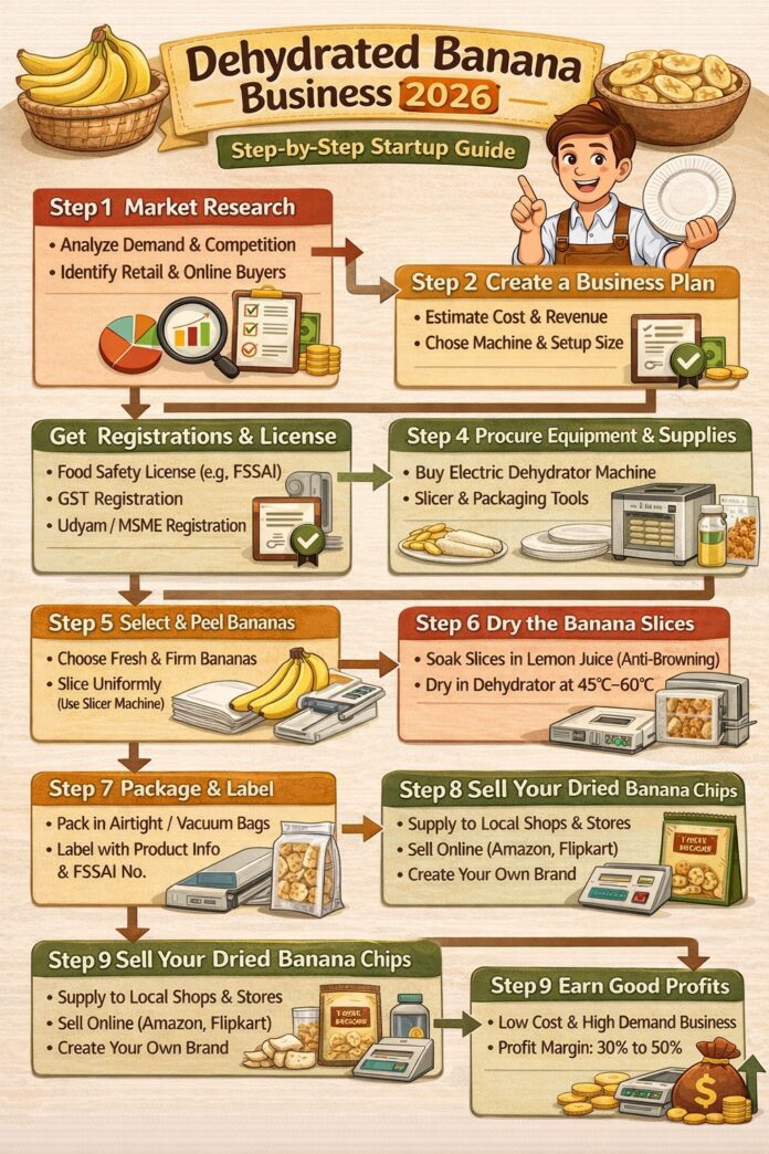 Dehydrated Banana Business Step by Step Startup Guide Dehydrated Banana Business Step by Step Startup Guide